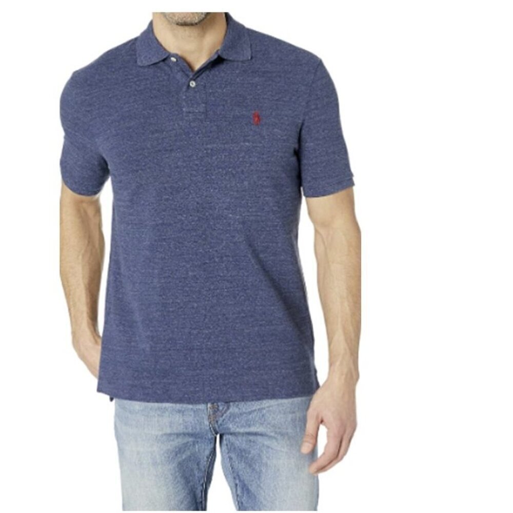 Polo Ralph Lauren Classic Fit Pique Cotton Mesh Polo Shirt